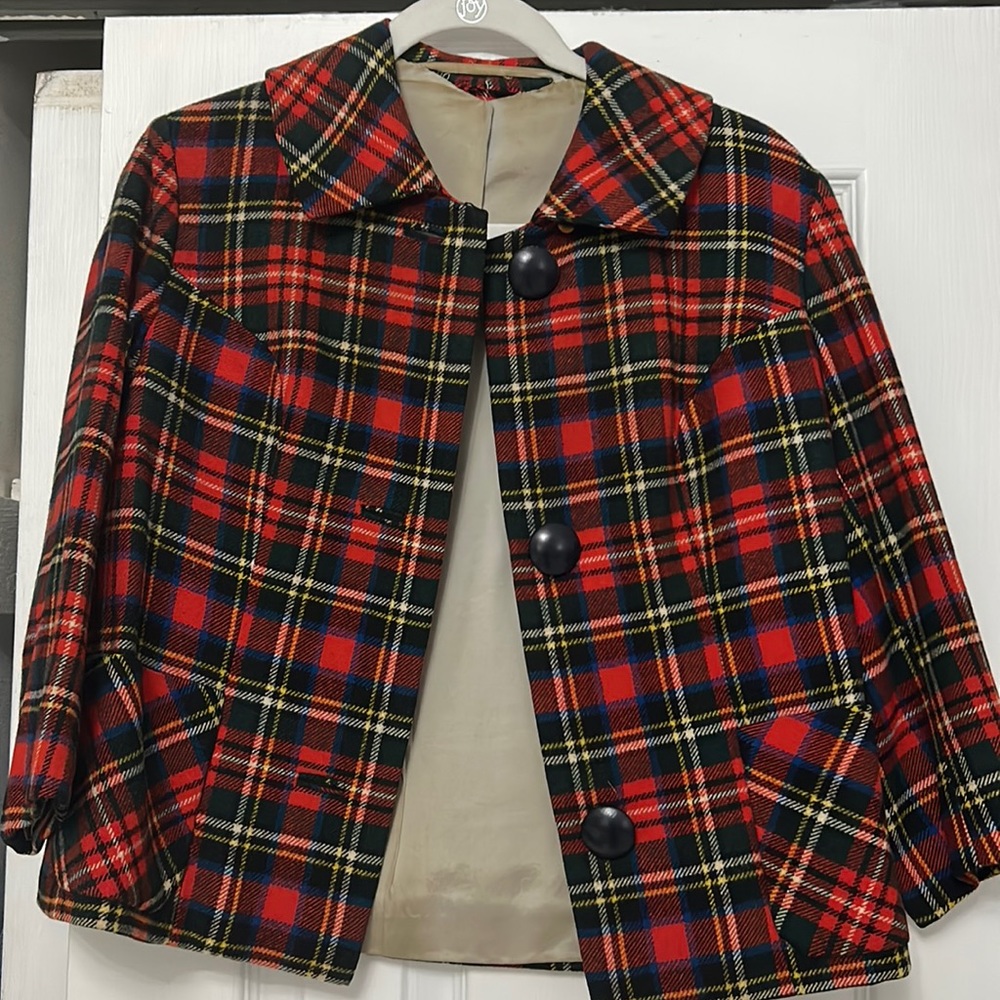 Wool Tartan Blazer